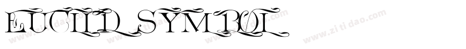 Euclid Symbol字体转换